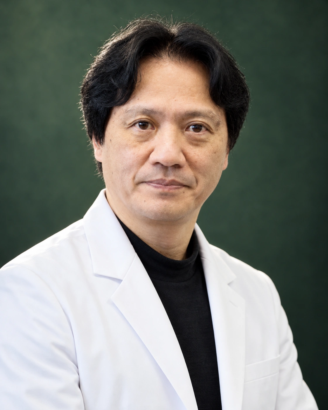 Potret Hiroshi Niinami yang dibuat dengan AI berdasarkan foto resminya.