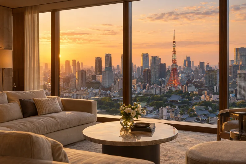 Tokyo city skyline